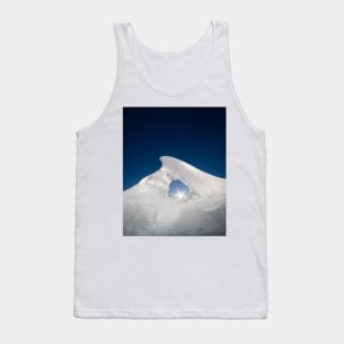 Ice formation illuminated by sun light Tank Top